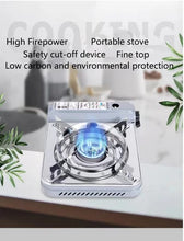 Portable Stove - Windproof Single Camp Stove for Outdoor Cooking & Backpacking - Lightweight & Compact Butane for Camping.