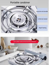Portable Stove - Windproof Single Camp Stove for Outdoor Cooking & Backpacking - Lightweight & Compact Butane for Camping.