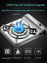 Portable Stove - Windproof Single Camp Stove for Outdoor Cooking & Backpacking - Lightweight & Compact Butane for Camping.