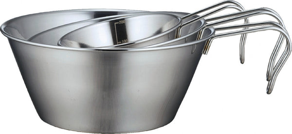 3pcs Outdoor Stainless Steel Bowl Outdoor Accessories Outdoor Bowls Dinner Bowl Stainless Steel Bowl BBQ Cooker