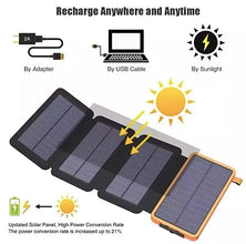 FLYTOP Solar Power Bank 20000Mah Lithium Battery | Solar Charging 5V/200mah Suitable for Charging Mobile Phone| Camera| Tablet etc