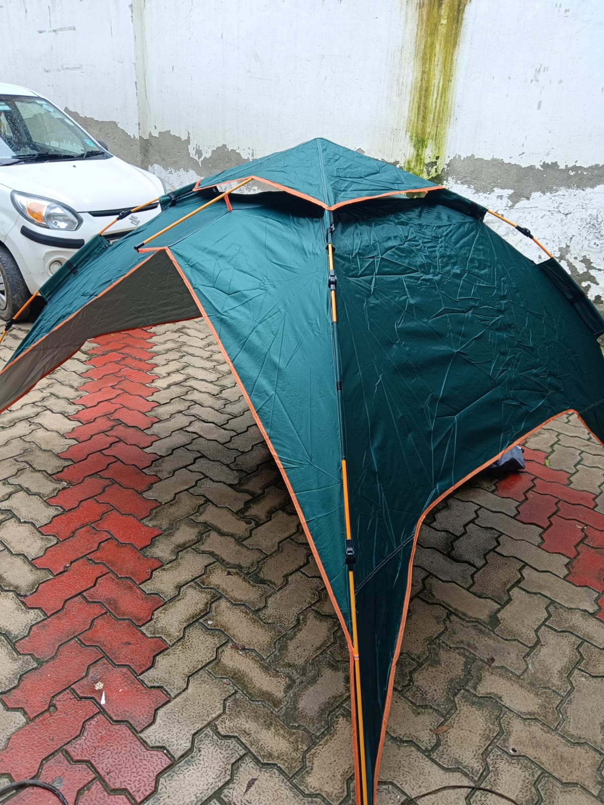 Double Layer Automatic Pop-Up Camping Tent (3–4 Person) | Waterproof All-Weather Shelter
