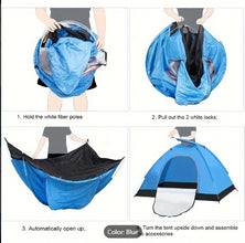 2 Person Tent for Picnic,Hiking,Camping Portable Waterproof Outdoor Tent House with Cover Bag popup Tent.