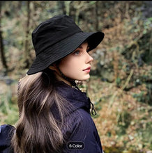 Foldable Fisherman Hat with Carry Pouch, Summer Outdoor Quick-Dry Waterproof Bucket Hat, Unisex UV Protection Boonie Hat Multicolour