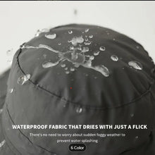 Foldable Fisherman Hat with Carry Pouch, Summer Outdoor Quick-Dry Waterproof Bucket Hat, Unisex UV Protection Boonie Hat Multicolour