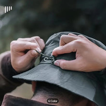 Foldable Fisherman Hat with Carry Pouch, Summer Outdoor Quick-Dry Waterproof Bucket Hat, Unisex UV Protection Boonie Hat Multicolour