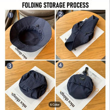 Foldable Fisherman Hat with Carry Pouch, Summer Outdoor Quick-Dry Waterproof Bucket Hat, Unisex UV Protection Boonie Hat Multicolour