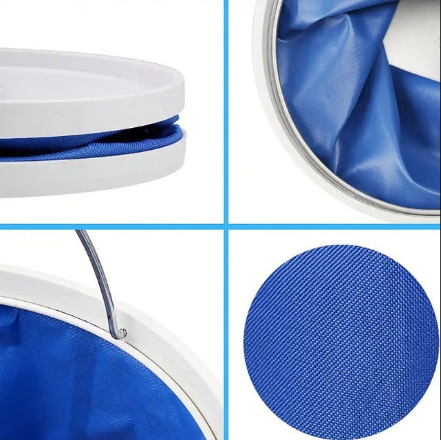 FLYTOP Collapsible Bucket, Thickened Portable Multifunction Foldable Fishing Bucket Leakproof for Car