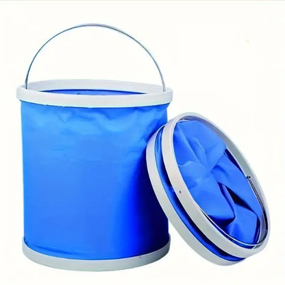 FLYTOP Collapsible Bucket, Thickened Portable Multifunction Foldable Fishing Bucket Leakproof for Car