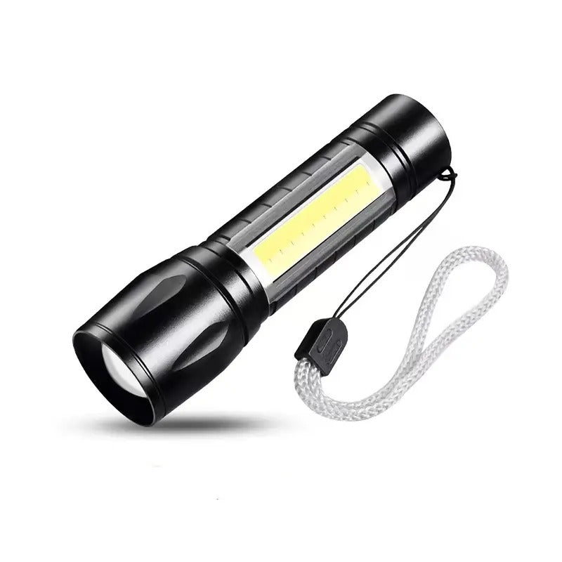 FLYTOP USB Rechargeable LED Mini Hand Torch Flash Light