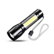 FLYTOP USB Rechargeable LED Mini Hand Torch Flash Light