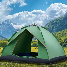Outdoor Travel Camping Tents 2-3 People Beach Tents Sun Shelter with Window Quick Automatic Opening Foldable Pop Up Tent.