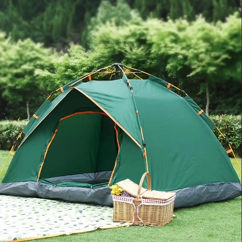 Instant Pop-Up Camping Tent for 2–3 People | Waterproof & UV-Protected Sun Shelter