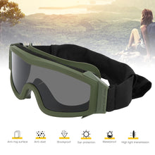 sports tactical glasses windproof,  fogproof and sandproof shooting  glasses Z87 three-mirror with box set  glasses goggles