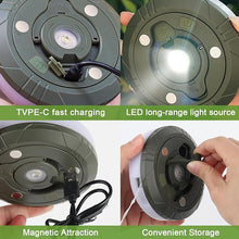 Camping Light  10M Windable Camping Lights String with 8 Modes, Warm and Colorful Light, USB C Rechargeable