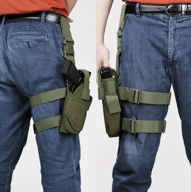 FLYTOP Tactical Leg pistol Holster for Hunting OLIVE GREEN .
