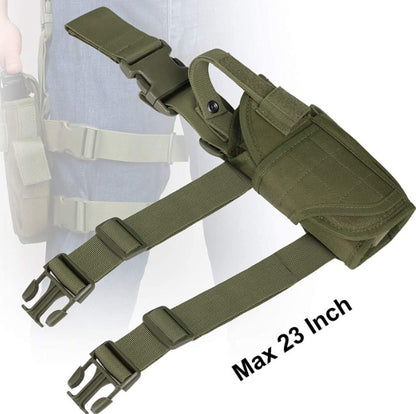 FLYTOP Tactical Leg pistol Holster for Hunting OLIVE GREEN .