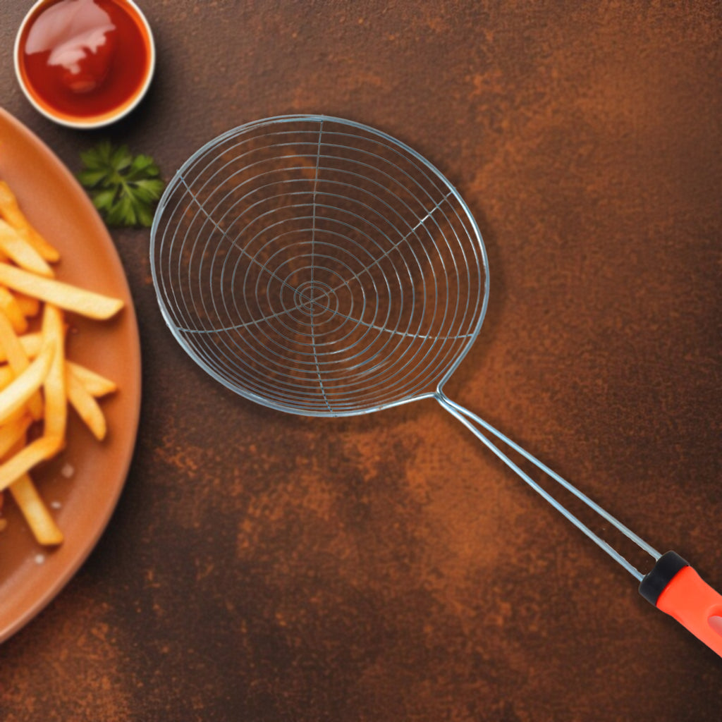 Stainless Steel Deep Fry Strainer – b2bkart.in