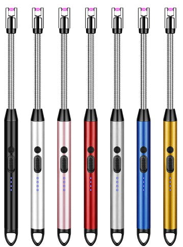 FLYTOP Windproof Rechargeable USB Zinc Alloy Electric Multi Function Arc Cigarette Lighter Single Plasma BBQ  Travel Outdoor