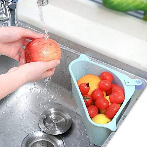 Triangular Corner Sink Drainer – Multi-Purpose Storage Holder
