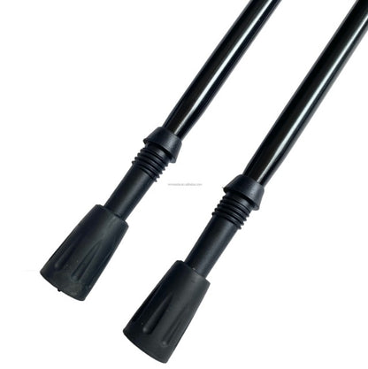 FLYTOP High-Strength Cork Handle 3-Joint Carbon Tungsten Steel Tip 135cm Hiking Compasses Trekking Poles.