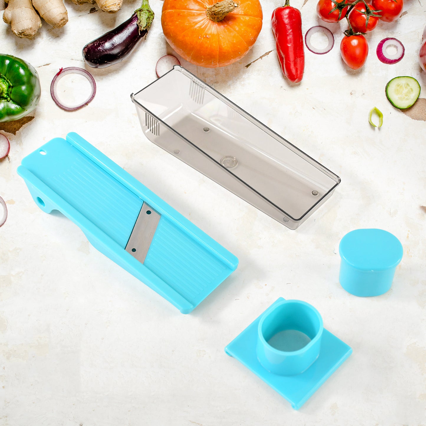 2-in-1 Multipurpose Vegetable  Dry Fruit Slicer (1 Pc)