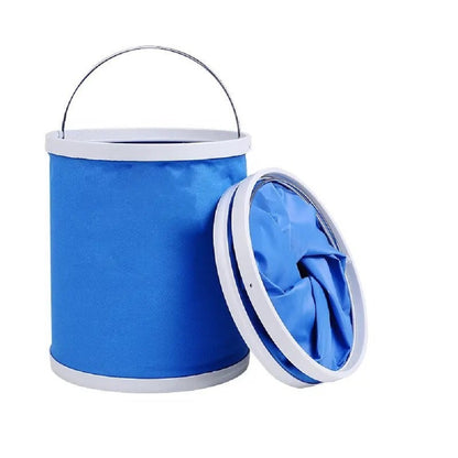 FLYTOP Collapsible Bucket, Thickened Portable Multifunction Foldable Fishing Bucket Leakproof for Car