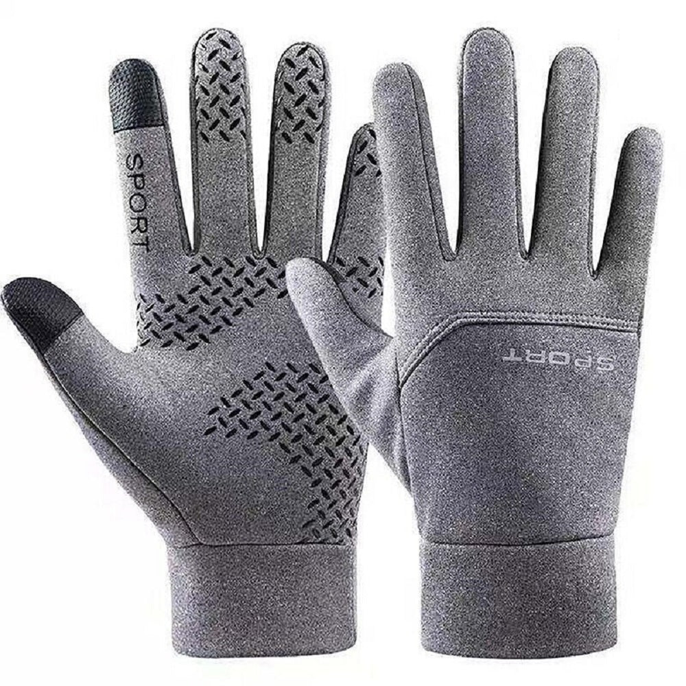 FLYTOP Winter Gloves, Touchscreen Compatible, Anti-Slip Grip, Thermal Fleece Lined