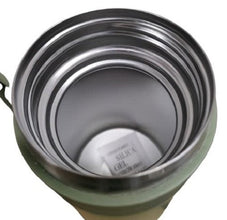 Soldier Brusher Military Style Water Bottle, 900ml, Army Green, Stainless Steel