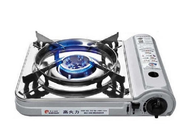 Portable Stove - Windproof Single Camp Stove for Outdoor Cooking & Backpacking - Lightweight & Compact Butane for Camping.