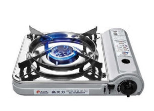 Portable Stove - Windproof Single Camp Stove for Outdoor Cooking & Backpacking - Lightweight & Compact Butane for Camping.