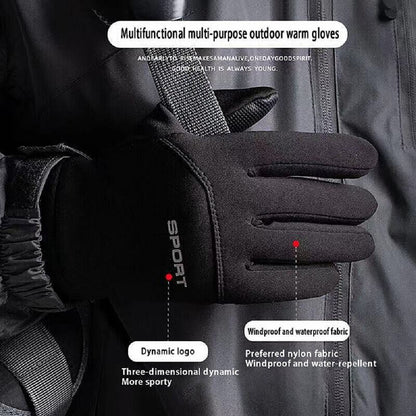 FLYTOP Winter Gloves, Touchscreen Compatible, Anti-Slip Grip, Thermal Fleece Lined
