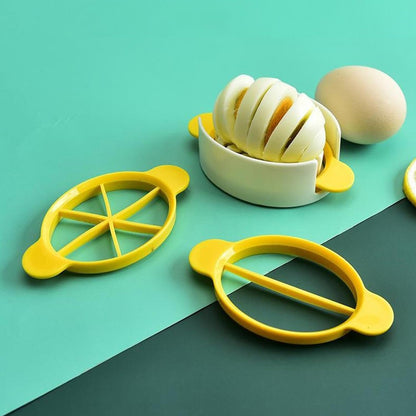 3-in-1 Professional Egg Slicer – Multi-Style Precision Cutter