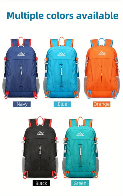 Foldable Outdoor Backpack Waterproof Breathable Hiking Bag MULTICOLOR