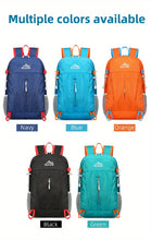 Foldable Outdoor Backpack Waterproof Breathable Hiking Bag MULTICOLOR