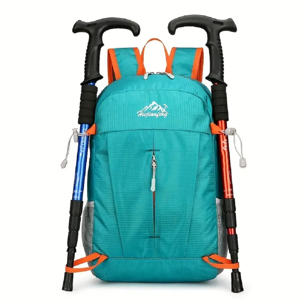 Foldable Outdoor Backpack Waterproof Breathable Hiking Bag MULTICOLOR
