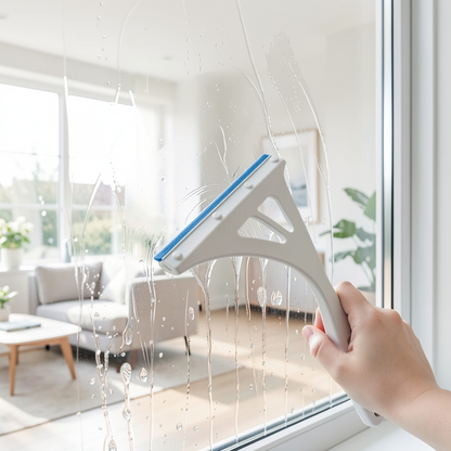 2-in-1 Precision Kitchen Slab & Window Squeegee