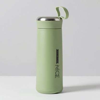Borosilicate Glass Sport Bottle – 400ml Leak-Proof Travel Flask