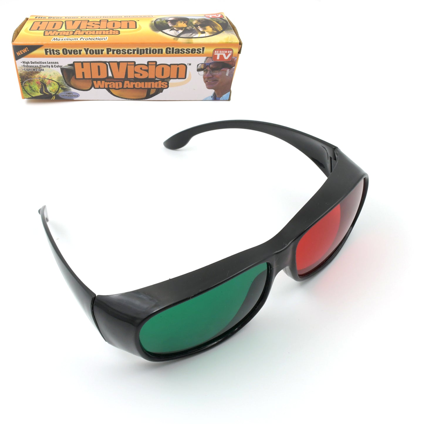 3D Classic UV400 Round Sunglasses – HD Vision & Anti-Glare | Impact-Resistant Sunglasses for Motorcycling & Driving