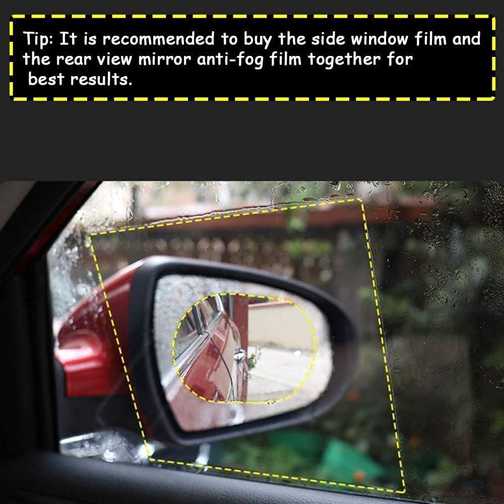 All-Weather Rainproof Rearview Mirror Shield – Anti-Glare & HD Clear