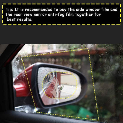 All-Weather Rainproof Rearview Mirror Shield – Anti-Glare & HD Clear