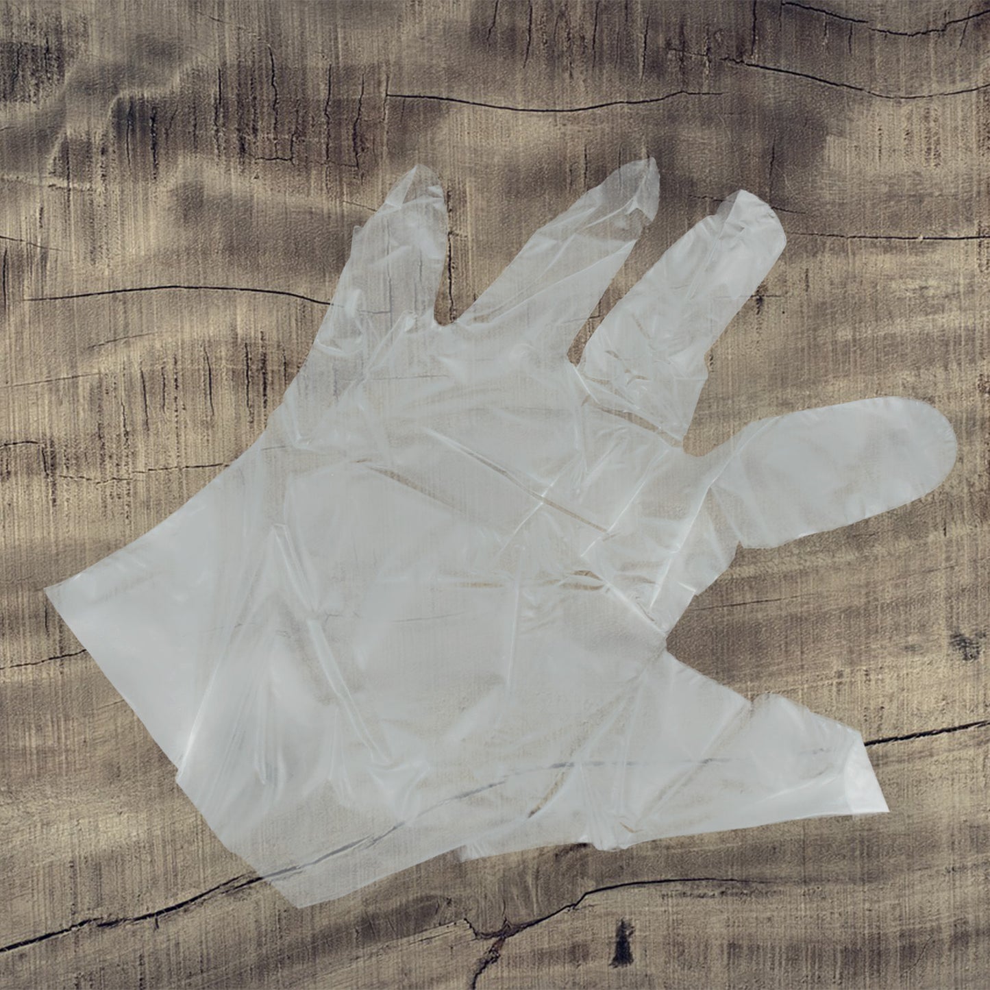100-Piece Value Pack Clear Disposable Transparent Hand Gloves | Large Size