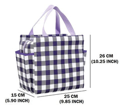 Insulated Picnic Bag Cooler Reusable, Cooler Bags with Zippered Top - Insulated Bag for Hot or Cold,Picnic Basket Collapsible