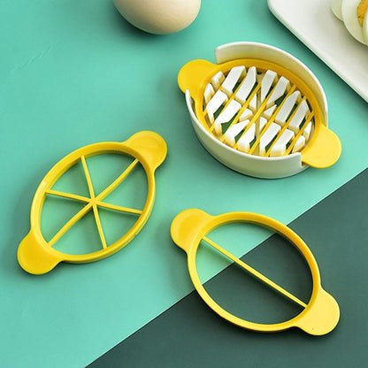 3-in-1 Professional Egg Slicer – Multi-Style Precision Cutter
