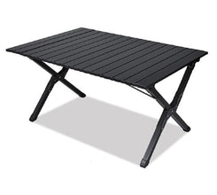 FLYTOP Folding Camping Table Aluminum Portable Roll-Up Picnic Table with Carry Bag Lightweight Outdooor Side Table Medium. (Medium)