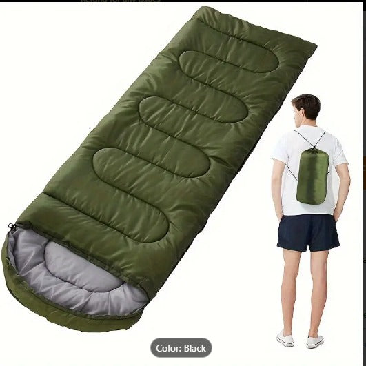 FLYTOP Adult Camping Sleeping Bag Ultra Light Fluffy Sleeping Bag with Compression Bag for Outdoor Traveling Hiking