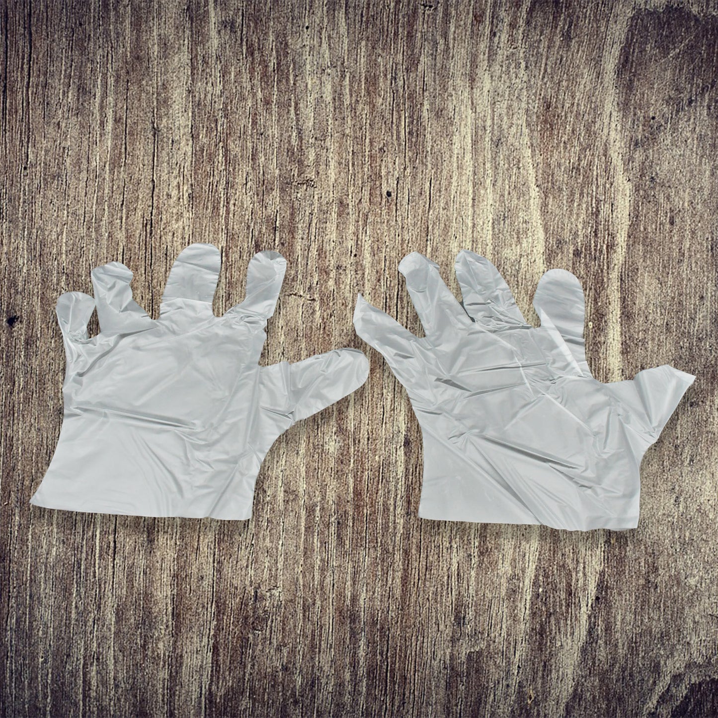 100-Piece Value Pack Clear Disposable Transparent Hand Gloves | Large Size