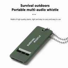 Outdoor Essential Survival Rescue Tool Equipment Signal Sound Whistle