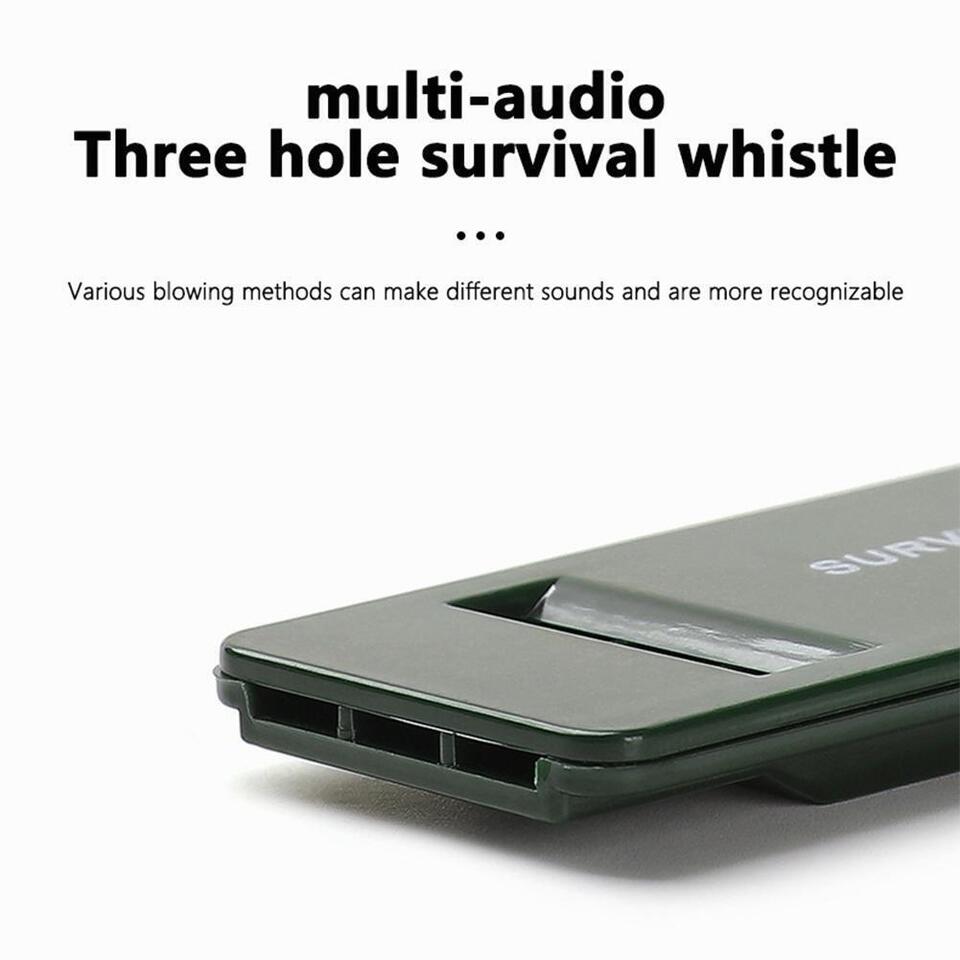 Outdoor Essential Survival Rescue Tool Equipment Signal Sound Whistle