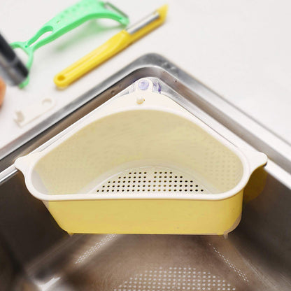 Triangular Corner Sink Drainer – Multi-Purpose Storage Holder
